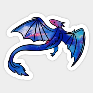 Cute blue dragon Sticker